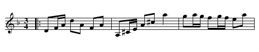 Hogapolskan - staff notation