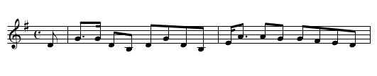 Hogmanay Strathspey - staff notation