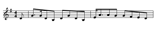 Hogmany Strathspey - staff notation