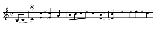 Hogskin - staff notation