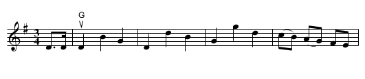 Holevalsen - staff notation