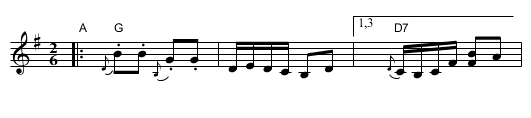 HOLIDAY SCHOTTISCH   (G) - staff notation