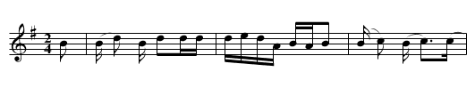 Hollow Poplar - staff notation