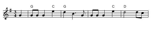 Holly and the Ivy, The - staff notation