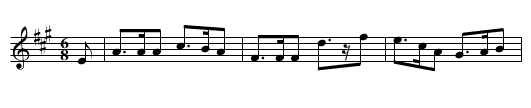 Holm Band Jig - staff notation