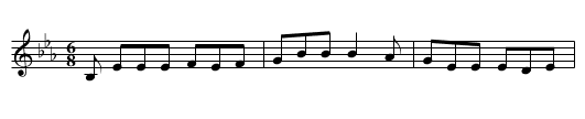 Holm Bank Hunting Song - staff notation
