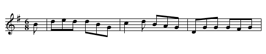 Holyrood House - staff notation