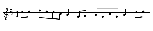 Home Made Reel, The - staff notation