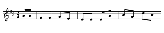 Homeward Bound - staff notation