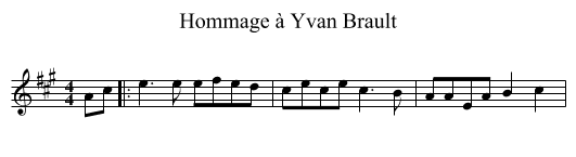 Hommage à Yvan Brault - staff notation