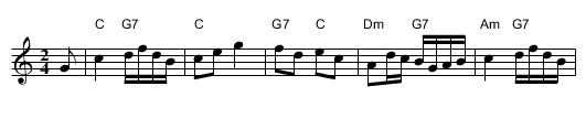 Hon Capt Elliot's Quickstep - staff notation