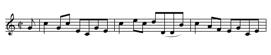 Hon.ble Mrs. Campbell (of Lochnell's) Reel - staff notation