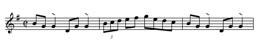Honeymoon, The - staff notation