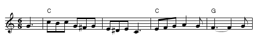 Honeypot Jig - staff notation