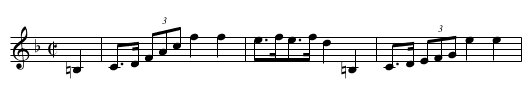 Honeysuckle Schottishe - staff notation
