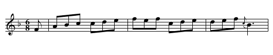 Honeysuckle's Frolick.    JJo5.164 - staff notation
