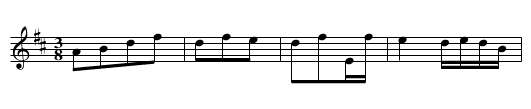 Hongjun laishi xileiliu - staff notation