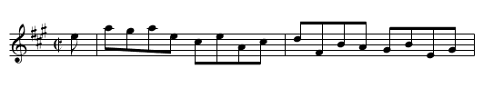 Honorable James Ramsay's Reel - staff notation