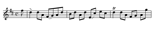 Honorable Mrs. Oliphant Murray's Reel, The - staff notation