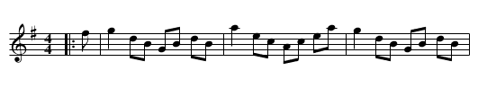 Honourable Miss Sempill's Reel - staff notation