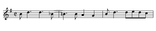 Hook and Line - staff notation