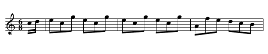 Hook or by Crook - staff notation