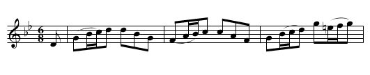 Hooper's Jigg. Ru1.105 - staff notation