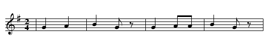 HOP HOP ZEHREN - staff notation