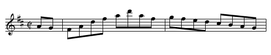 Hope's Hornpipe - staff notation