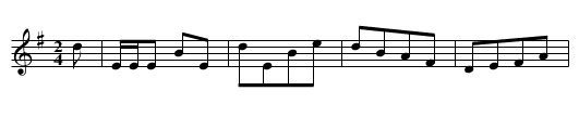 Hopeton House. - staff notation
