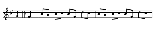 Hopkin's Hornpipe - staff notation