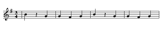 Hopp Marjennchen, S. 10 - staff notation