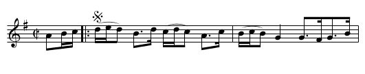 Hopp Waltz - staff notation
