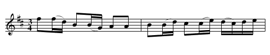 H&ouml;r du lilla s&aring;ta - staff notation