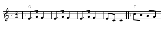Hora de la Soroca - staff notation
