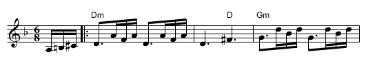 Hora Fetelor - staff notation