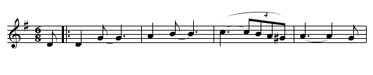 Hora Fetelor - staff notation