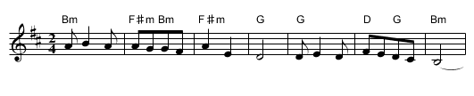 Hora Hadera - staff notation