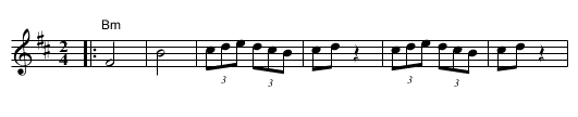 Hora Mare 2 - staff notation