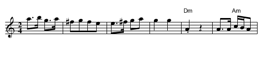 Hora Nirkoda - staff notation