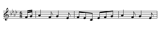 Horace the Rake - staff notation