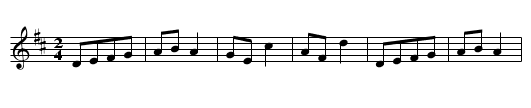 Horch, was kommt von drau&szlig;en rein - staff notation