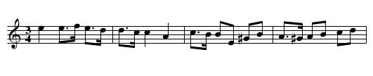 Horgal&aring;ten - staff notation