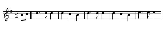 Horksvalsen tune (Mendocino) (missing B part) - staff notation
