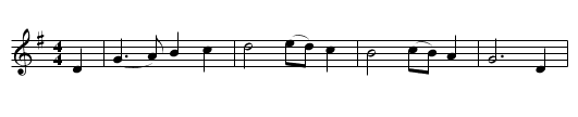 Horn Fair - staff notation