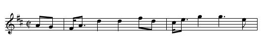 Hornpipe [21], A - staff notation