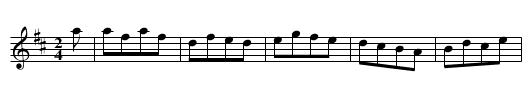 Hornpipe [24] - staff notation