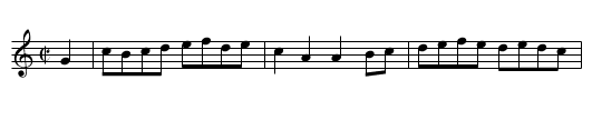 Hornpipe [32] - staff notation
