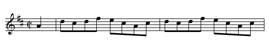 Hornpipe [39] - staff notation