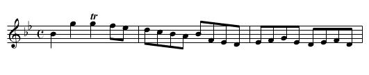Hornpipe [41] - staff notation